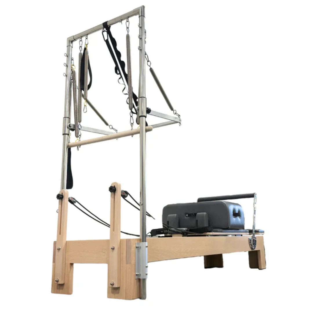 Exercise Unlimited Beechwood Pilates Reformer w/ Tower - Image 2