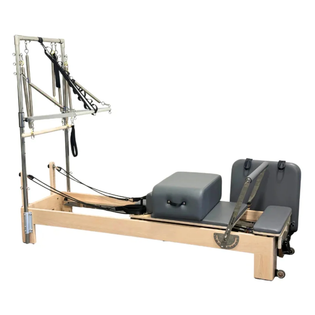 Exercise Unlimited Beechwood Pilates Reformer w/ Tower - Image 3