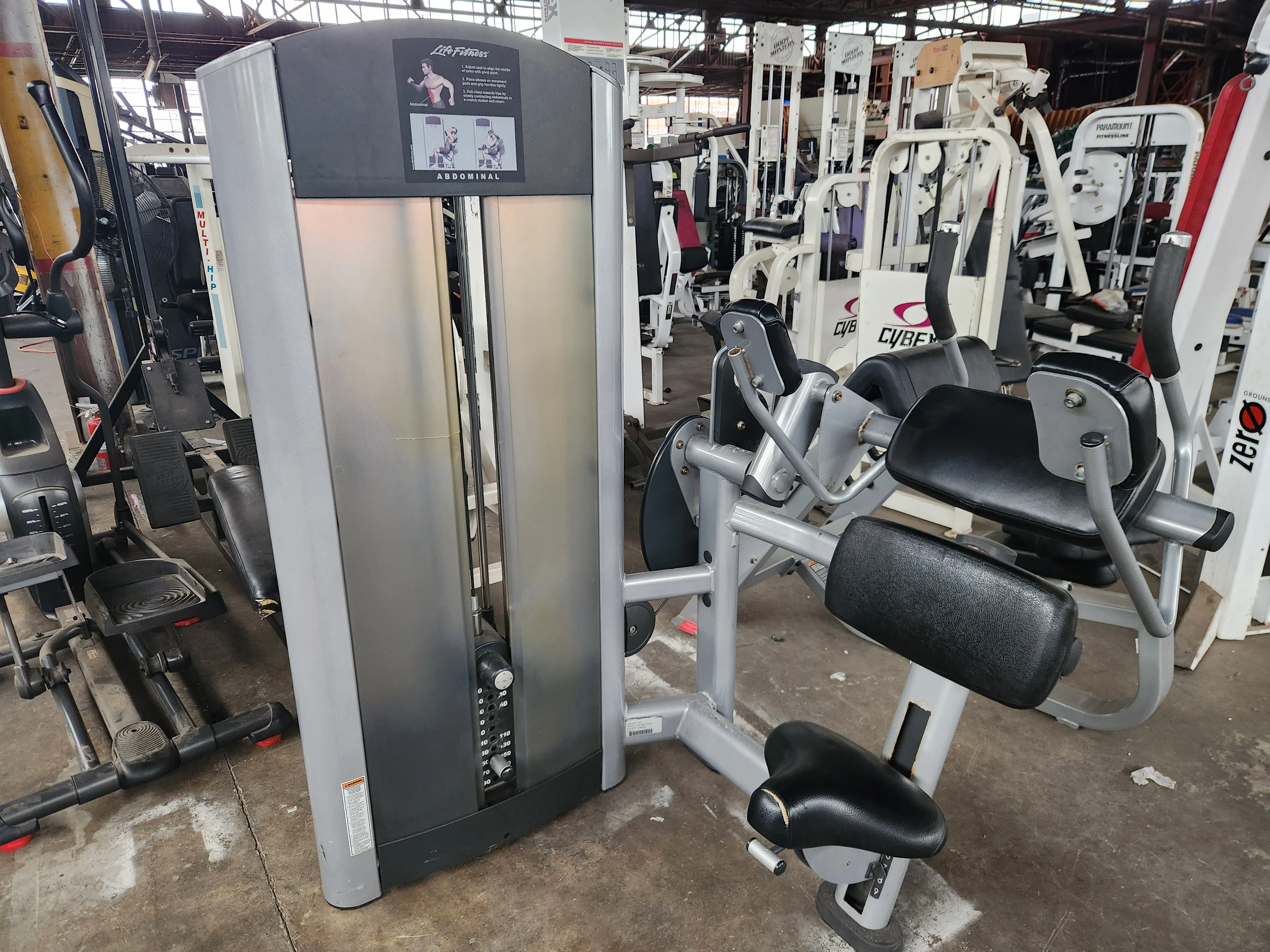 Pre-Owned Life Fitness FZAB Abdominal Machine