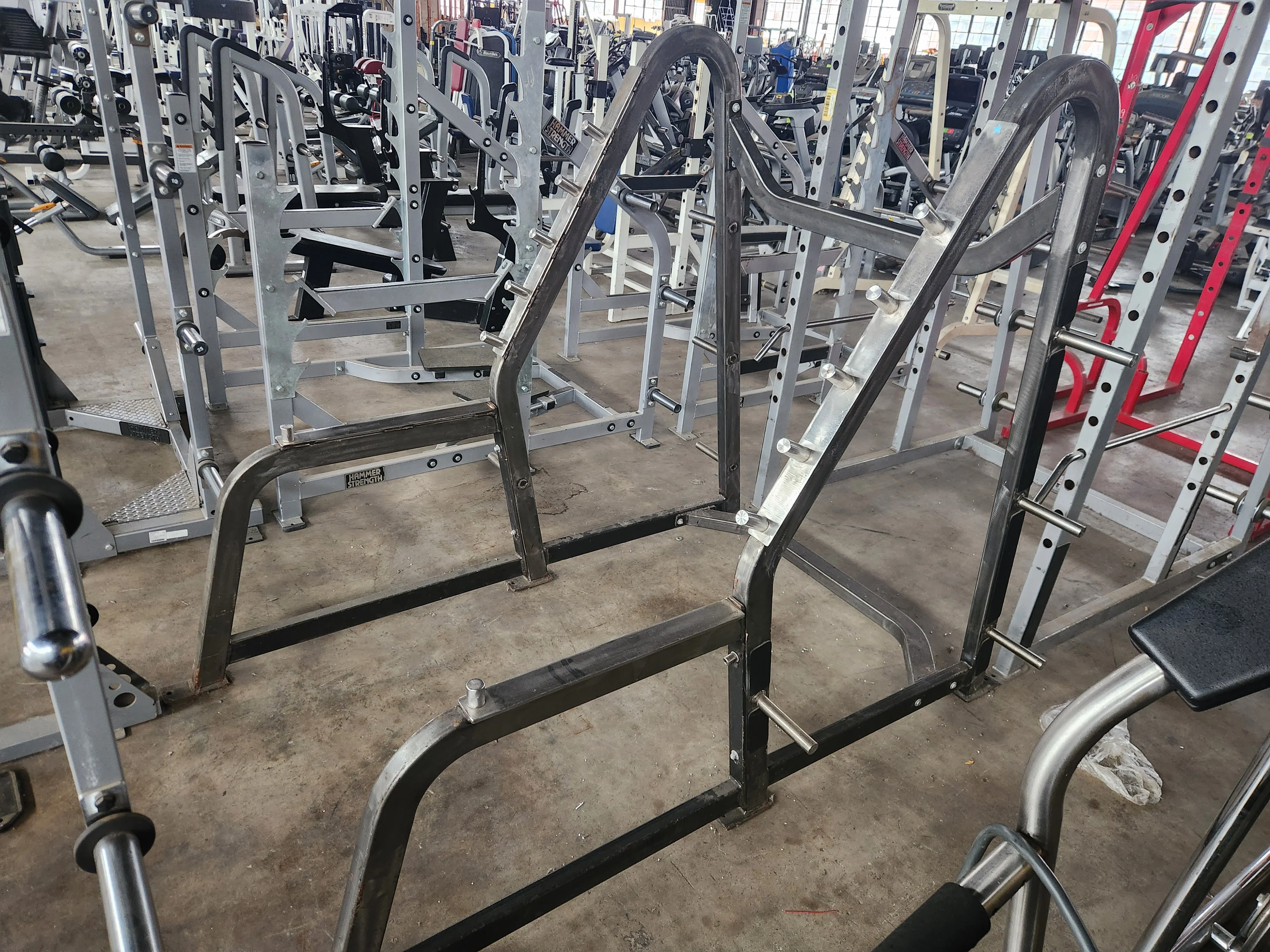 Pre-Owned Life Fitness Squat Rack