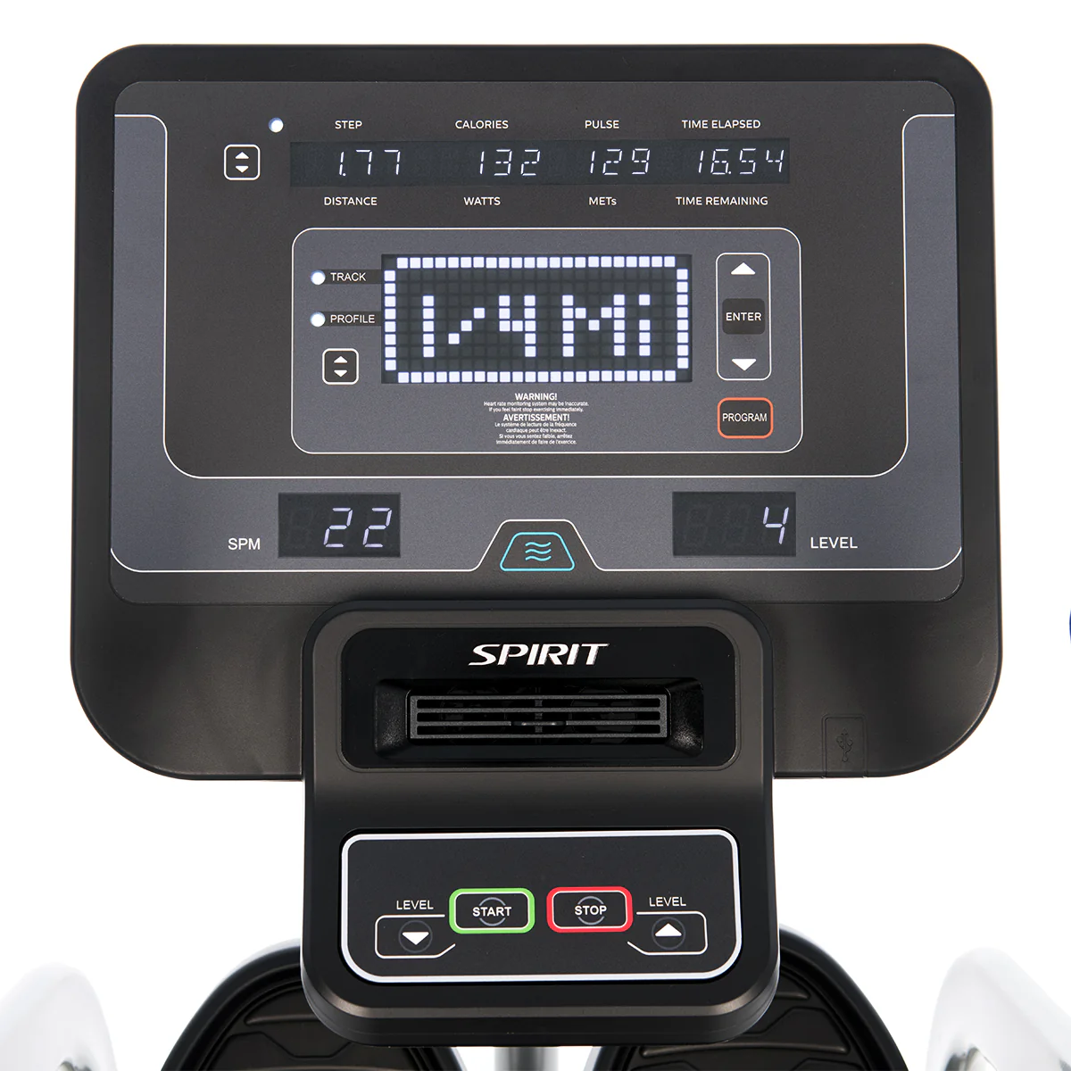 Pre-Owned Spirit Fitness CRS800S Recumbent Stepper - Image 4