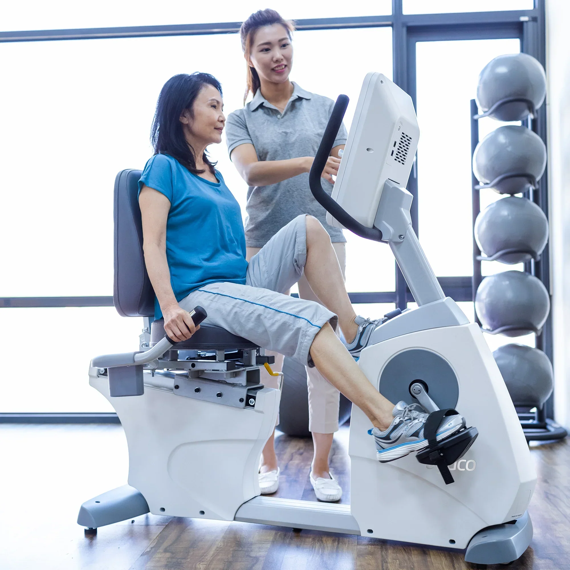 Spirit Fitness Rehab 4.0R Recumbent Bike - Image 9