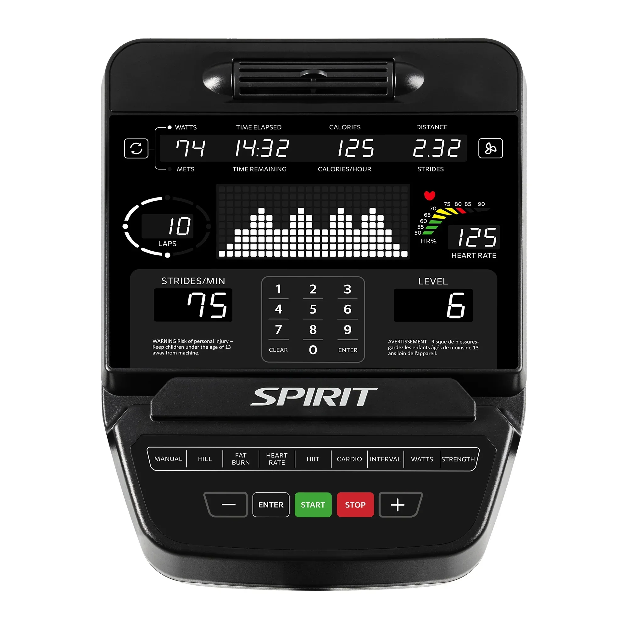 Spirit Fitness CE900 Elliptical - Image 7