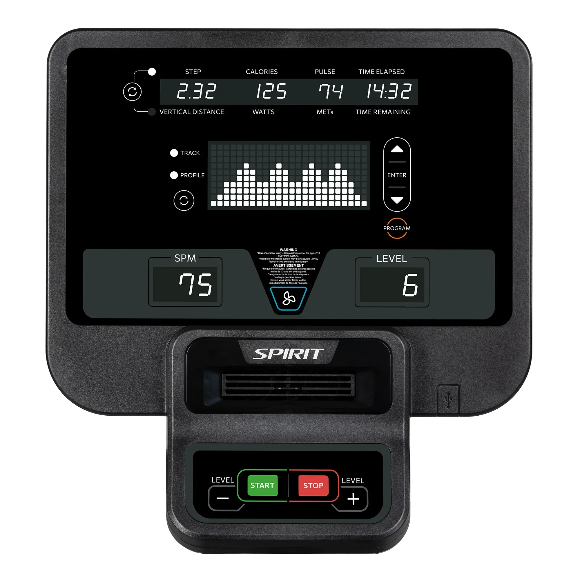 Spirit Fitness CS800 Stepper - Image 14