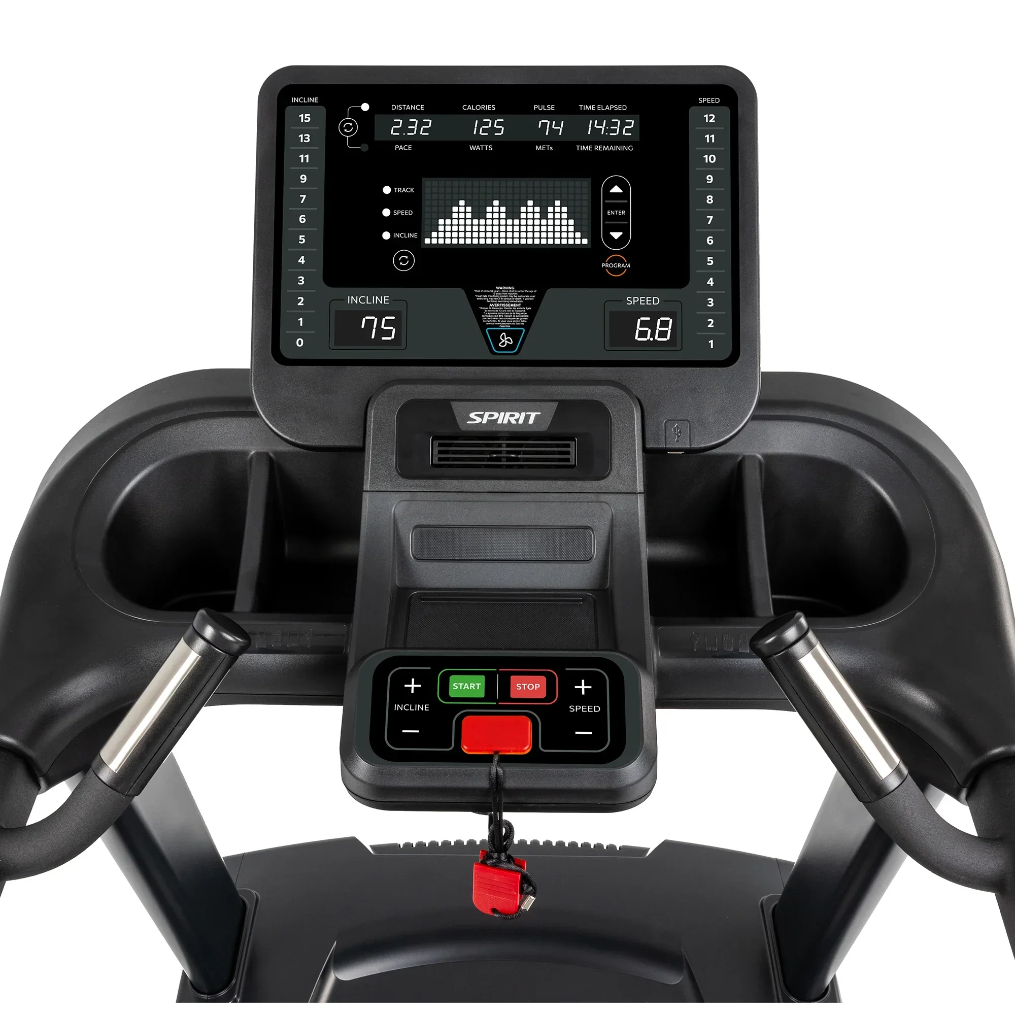 Spirit Fitness CT850 Commercial Treadmill - Image 7