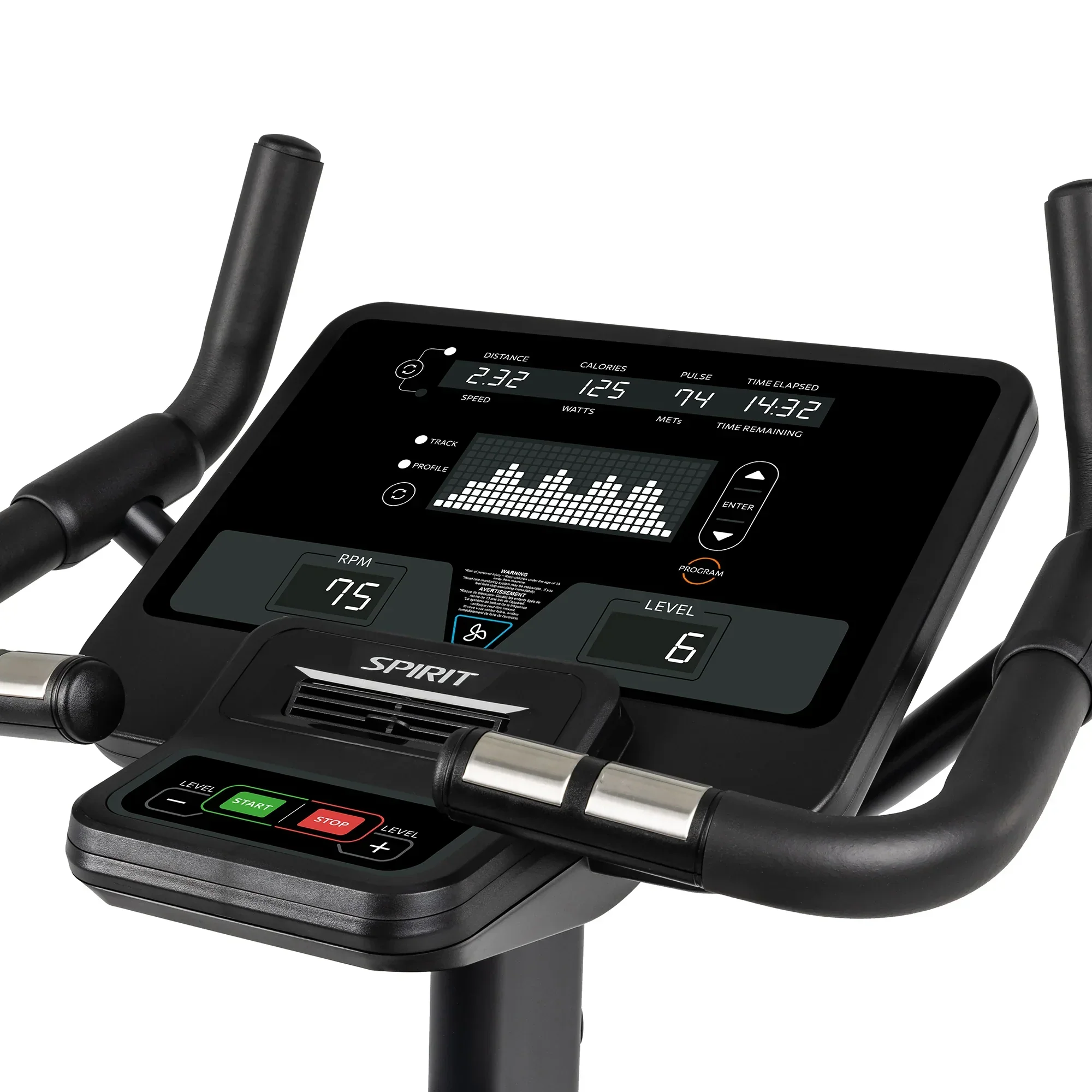 Spirit Fitness CU800 Upright Bike - Image 6