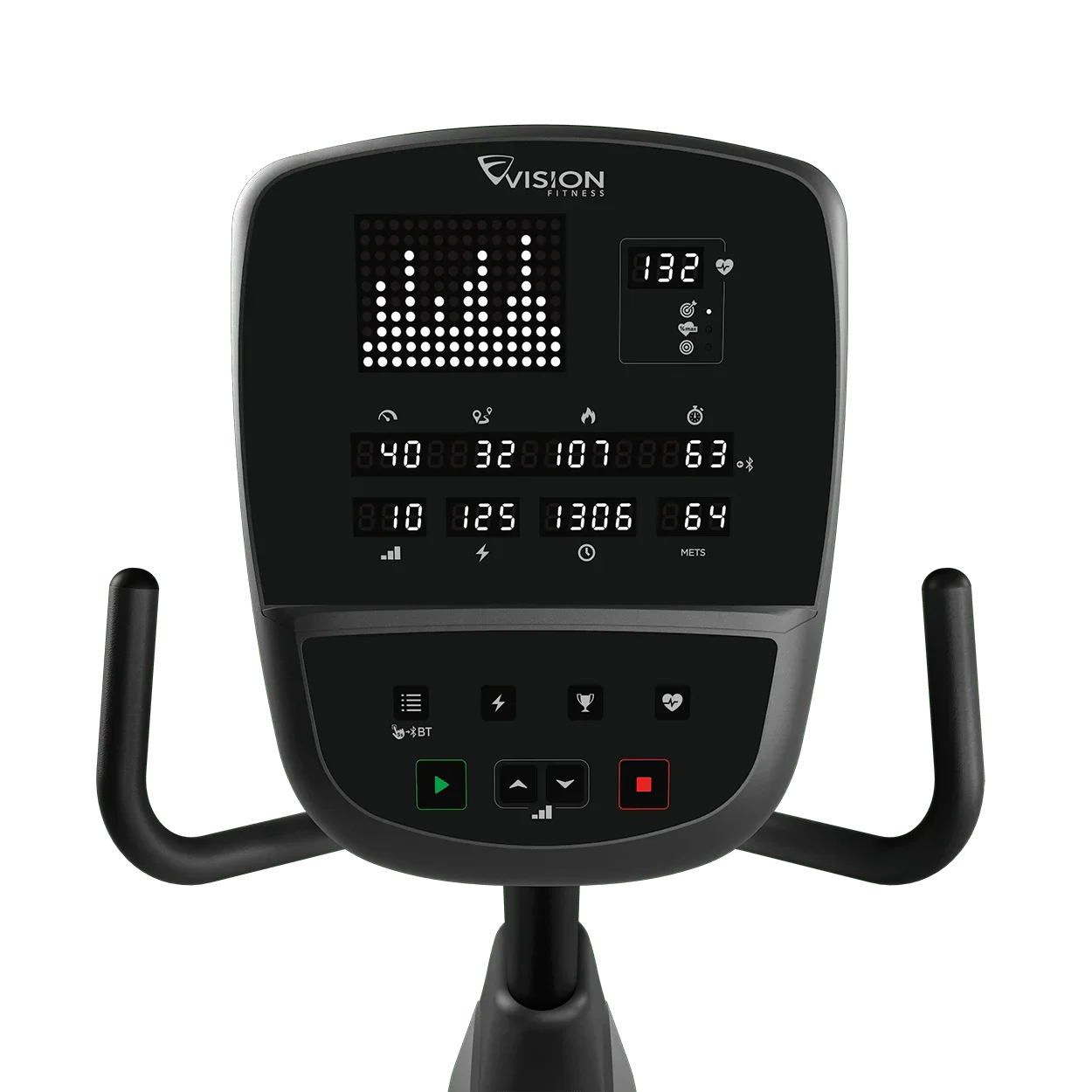 Vision Fitness R60 Recumbent Bike - Image 2